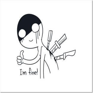 I'M FINE Posters and Art